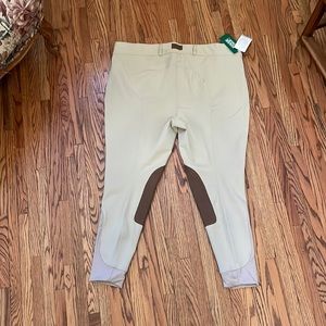 Dover Saddlery Wellesley Breech knee patch size 40 tan